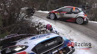 Crashes amp Show SS3 Rallye Monte Carlo 2020  ADRacing [upl. by Buck935]