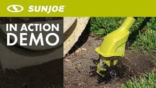 24VTLRLTE  Sun Joe 24Volt Cordless Garden Tiller  Cultivator  Live Demo [upl. by Dewhurst]