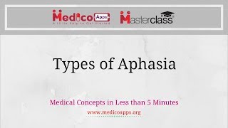 Aphasia or Speech Disorders  Types amp Causes [upl. by Borlase]