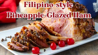 Filipinostyle PineappleGlazed Ham [upl. by Cirdek913]