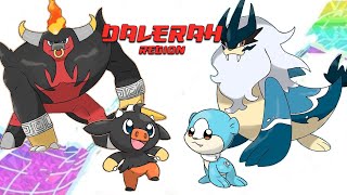 Complete Fakedex  Dalerah Fakemon Region Gen 9 Future Pokemon Evolutions [upl. by Aikemot245]