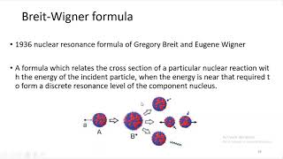 BreitWigner formula Nuclear PhysicsII Part 1 [upl. by Serge977]