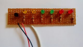 VU meter using one transistor [upl. by Hutchison]