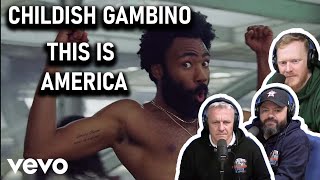 Childish Gambino  This Is America REACTION  OFFICE BLOKES REACT [upl. by Tega]