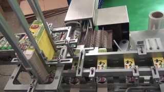 Automatic box packing and sealing video [upl. by Hillari]