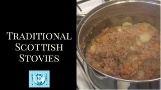 Traditional Scottish Stovies Recipe amp Cook with me [upl. by Gazo]