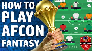 How To Play Afcon Fantasy 2022 Tutorial [upl. by Alue729]