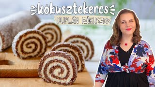 Kókuszos keksztekercs recept [upl. by Rimas712]