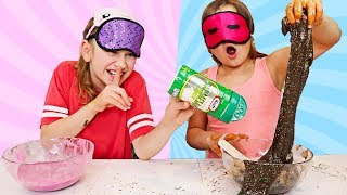 CILLA CHEATED AGAIN Blindfolded Slime Challenge  JKrew [upl. by Radbourne984]