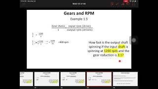 Gear ratios rpm and torque [upl. by Mattah]