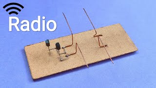 How To Make Simple Radio  Radio Transmitter amp Receiver [upl. by Ierdna749]