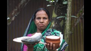 Village Food  Doi hilsa recipe  Grandmother recipes115 [upl. by Ylahtan]