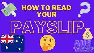 How to read your first PAYSLIP Australia edition [upl. by Tessa607]