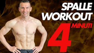 Spalle Workout in Casa 4 minuti [upl. by Yniffit]