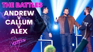 Andrew V Callum V Alex Josh Grobans You Raise Me Up  The Battles  The Voice Australia [upl. by Sheff521]