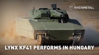 Rheinmetall – Lynx KF41 performs in Hungary [upl. by Razec]