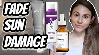 7 ways to FADE SUN DAMAGE on the face amp body Dr Dray [upl. by Neyut276]