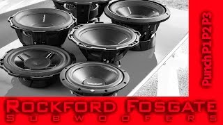 Rockford Fosgate Subwoofers  Prime  Punch [upl. by Aiotal]