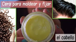 DIY Cera moldeadora y fijadora para el cabello [upl. by Thessa526]