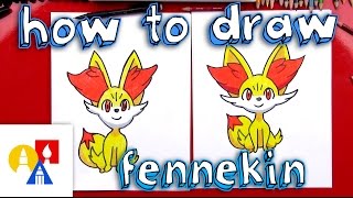 How To Draw Fennekin Pokemon Toy Giveaway [upl. by Chariot765]