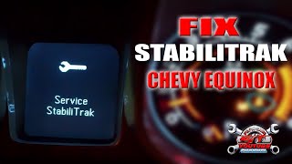 How To Fix STABILTRAK WARNING LIGHT CHEVY EQUINOX [upl. by Leynad]