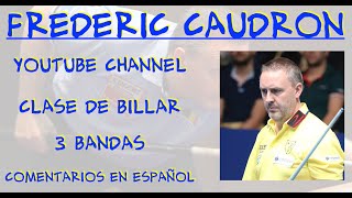 Clases de billar a 3 bandas en Español con Frédéric Caudron [upl. by Allin53]