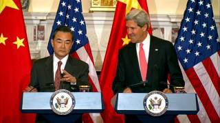 Secretary Kerry Delivers Remarks With Chinese Foreign Minister Wang Yi Before Their Meeting [upl. by Afrika]