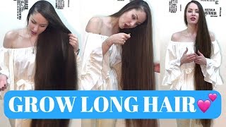 How To Grow Long Thick Healthy Hair Xenias Top 10 Tips [upl. by Yelsnia]