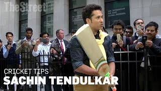 Sachin Tendulkar​ Shows You How to Hold a Cricket Bat [upl. by Ihsorih]