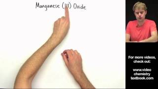 Writing Ionic Formulas with Transition Metals [upl. by Chemush]