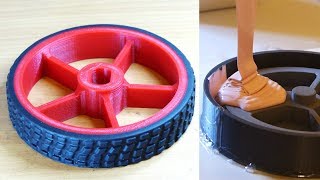 Making Rubber Tyres for 3D Printed Wheels [upl. by Danielle411]