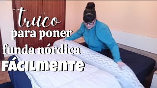 🛏️TRUCO para poner FUNDA NÓRDICA fácilmente Gran descubrimiento [upl. by Damalis]