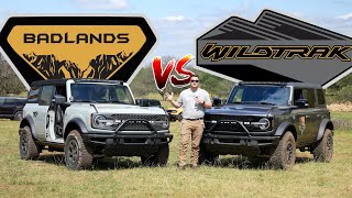 Bronco  Badlands VS Wildtrak  Whats the difference [upl. by Aciretnahs]