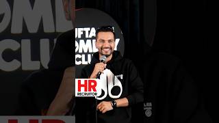 HR Recruiter  Vikas Kush Sharma  Standup Comedy Crowd Work standupcomedy shorts [upl. by Harned]