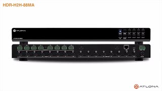 HDR H2H 88MA Atlona Matrix Switcher [upl. by Haney]