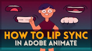 How to Lip Sync  Adobe Animate Tutorial UPDATED Link in Description [upl. by Jesh]