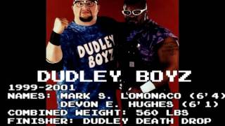 Dudley Boyz 1st Theme W bomb drop [upl. by Colville]