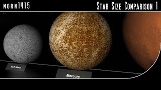 Star Size Comparison 1 HD [upl. by Sabella528]