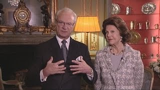 King Carl XVI Gustaf and Queen Silvia of Sweden [upl. by Deerdre]