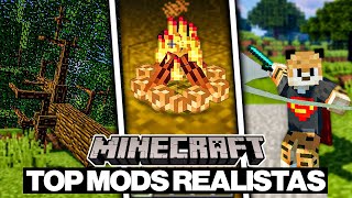 Top 5 Mods para Hacer Minecraft más Realista 😲 [upl. by Torrence158]