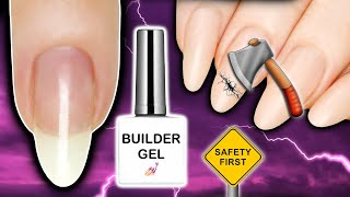 How To Remove Builder Gel At Home Safely [upl. by Ahtnams]