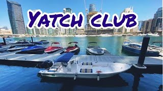 Dubai Marina Yacht Club  Marina Yacht Tour [upl. by Ylenaj]