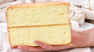 FLUFFY Vanilla Sponge Cake Recipe  The BEST Genoise Sponge Cake [upl. by Derrick]