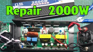 How to Repair 2000W Sine Inverter [upl. by Hortensia]