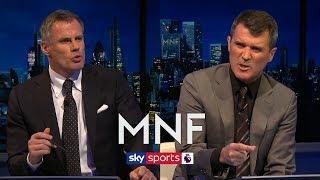 Roy Keane amp Jamie Carragher clash over their combined Liverpool 2020 and Man Utd 1999 XI  MNF [upl. by Lesley30]