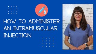 How to administer an Intramuscular IM Injection [upl. by Tarsuss]