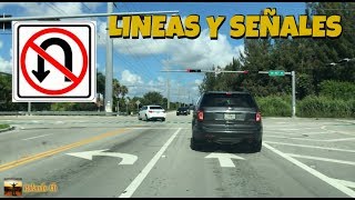 APRENDER A CONDUCIR UN CARRO CON LINEAS Y SEÑALES DE TRANSITO [upl. by Georgianne]