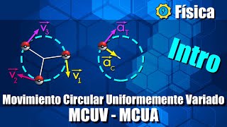 Movimiento Circular Uniformemente Variado MCUV  Ejercicios  Intro [upl. by Crompton446]