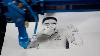 Laser Engraver Advanced Tutorial12 how to engraving our own picture [upl. by Ottie]