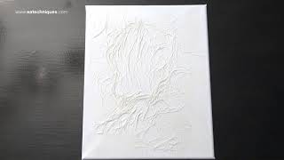 How To Make Paper Textures On Canvas [upl. by Festus]